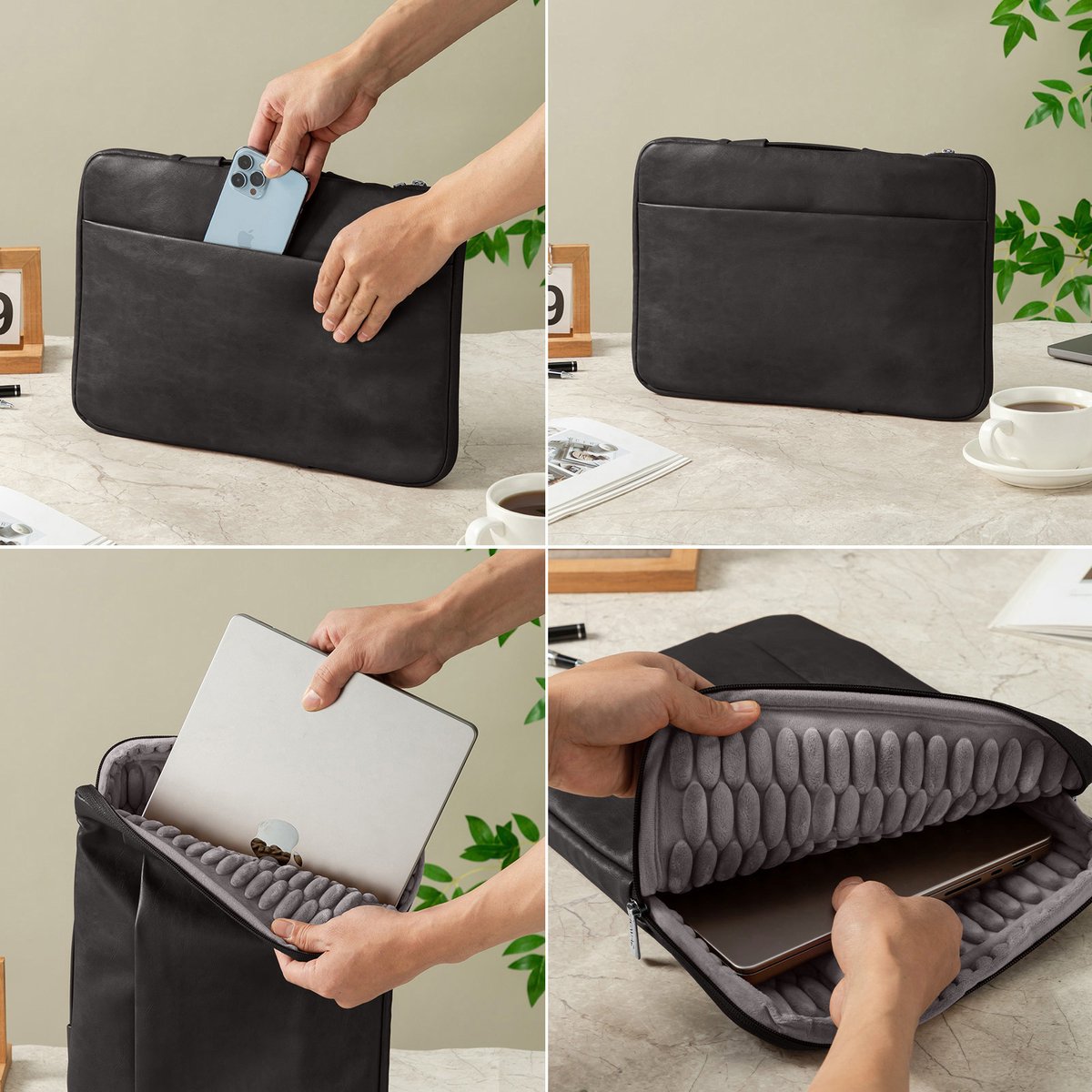 Lopoleis PU-Leren Laptoptas 15.6" thumbnail 4