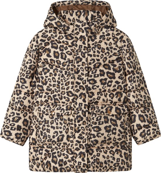 Name it winter winterjas meisjes - bruin - puffer - NkfMimosa