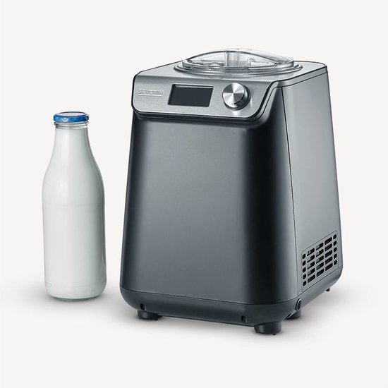 Severin EZ 7407 - IJsmachine 2-in-1 met yoghurt functie - Display - Automatische nakoelfunctie - zeer gebruiksvriendelijk van Severin — afbeelding 3