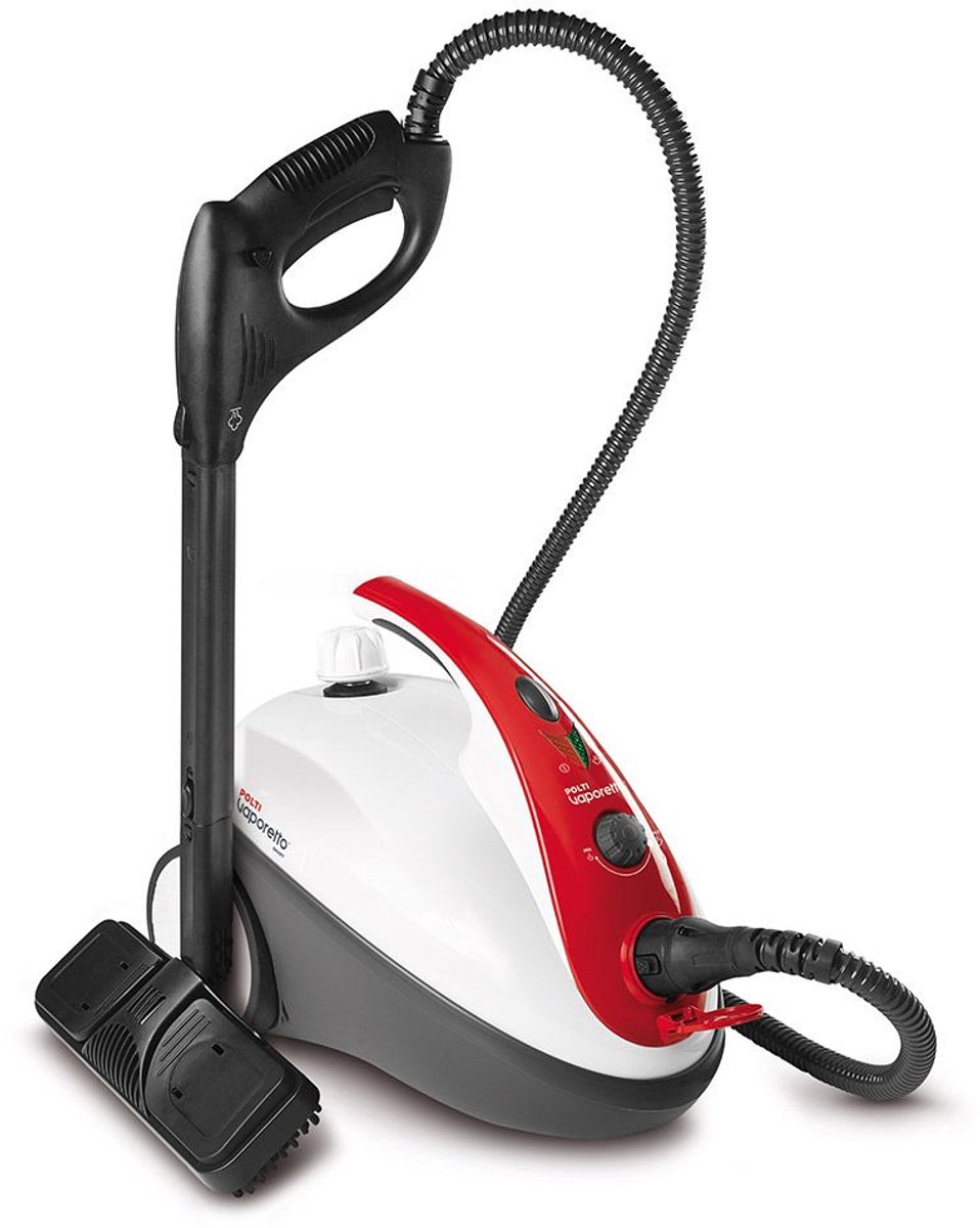 Polti Smart 30_R Cilinder-stoomreiniger 1.6l 1800W Zwart Rood Wit