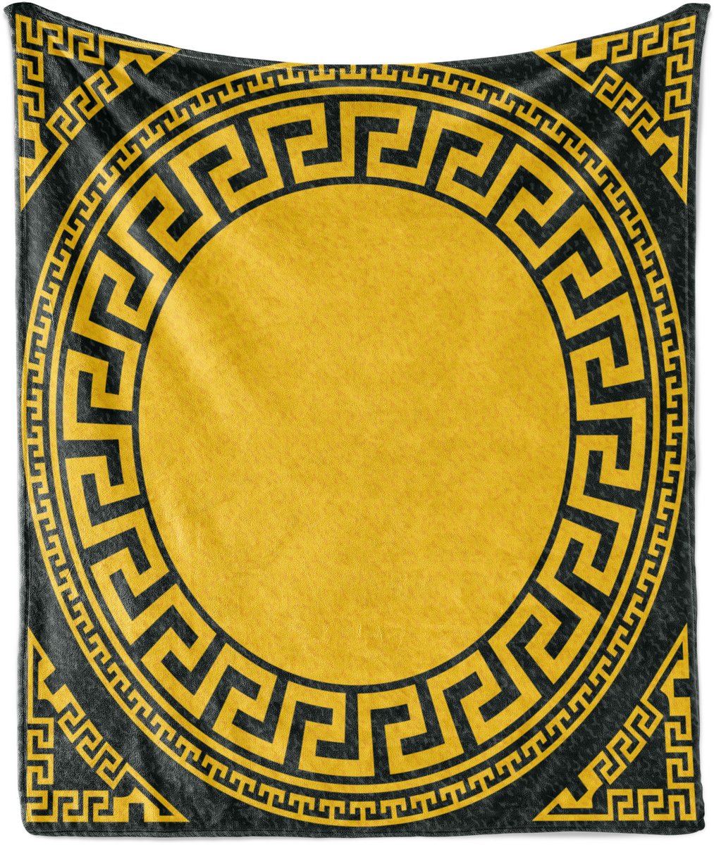 New Bed Geometrisch Zon Geïnspireerde Cirkellijnen Zachte Flanellen Fleece Deken, 175 cm x 230 cm