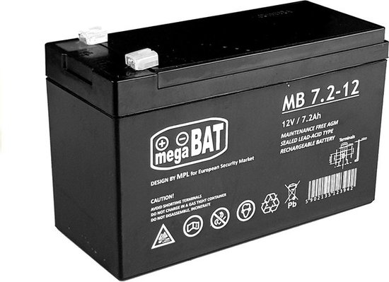 AGM BLEI AKKU BATTERIE 12V 2,2Ah + LADEGERÄT