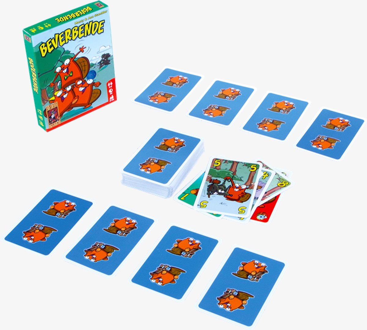 999 Games - Beverbende - Kaartspel - Tactisch geheugenspel - Familiespel - Gezelschapsspel - Educatief spel - vanaf 6 jaar - Klein cadeautje — afbeelding 2