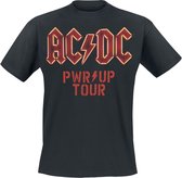 T-shirt AC/ DC PWR UP - Tourshirt 24 noir en Katoen , taille 4XL - Produits dérivés du groupe, Groupes
