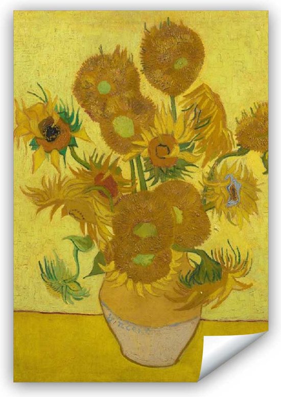Zonnebloem Van Gogh Poster - Zonnebloemen - Kunst - Schilderij - Foto - Print - Groot - Canvas