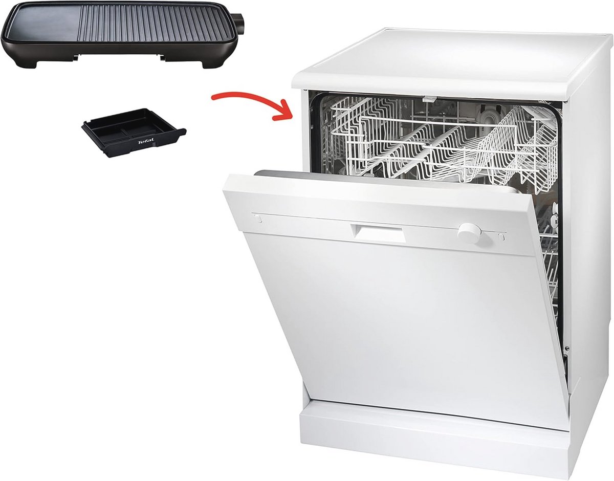 Grote Elektrische Grill met Antiaanbaklaag voor Steaks, Groenten en Vis - 2000W Snelle Verwarming