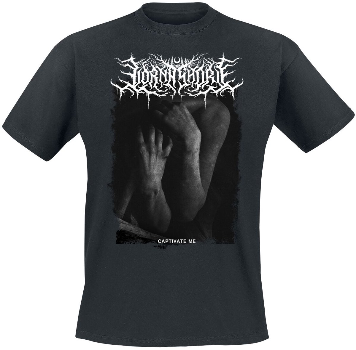 Lorna Shore Dancing Like Flames T-shirt zwart XXL Katoen Heren - Band merch, Bands