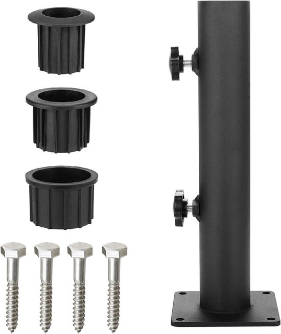 Heavy Duty stalen vierkante parasol standaard - voor terras en buitengebruik - 1 stuk