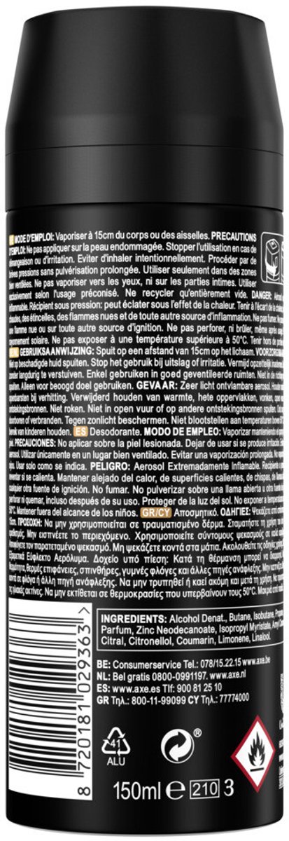 AXE Dark Temptation Deodorant - 150 ml