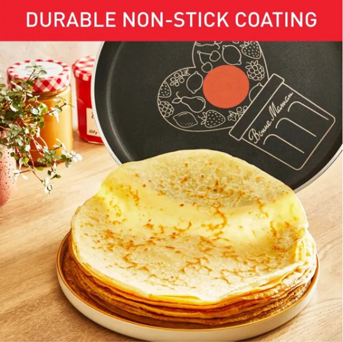 Tefal hartvormige crêpepan 25 cm - Thermo-Signal warmte-indicator