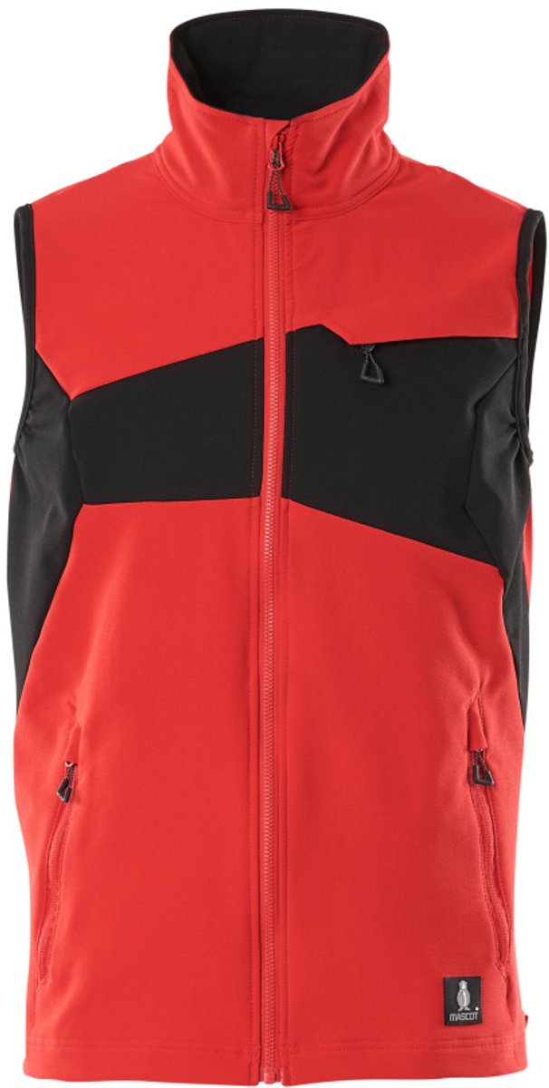 Mascot Accelerate Bodywarmer 18365-511 - signaalrood/zwart - S