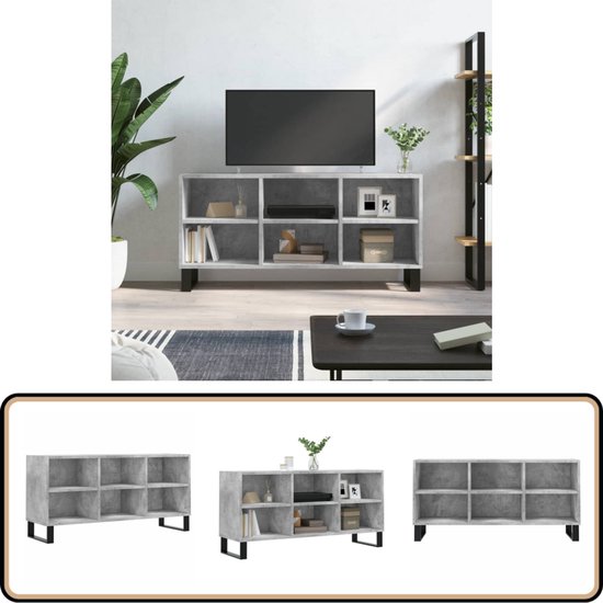 VidaXL Meubles TV muraux 2 pcs noir 100x30x30 cm bois d'ingénierie 804545 - Maison