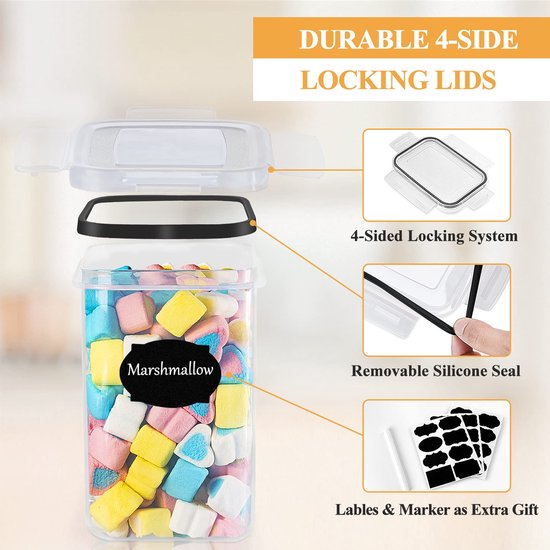 LOCK & LOCK Vershouddozen set 6-delig HPL 812 elk 1,0 liter