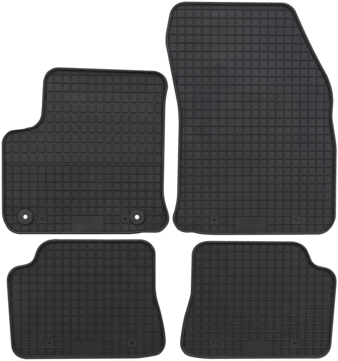 Rubbermatten Peugeot e-208 2020-heden (complete set) - Petex