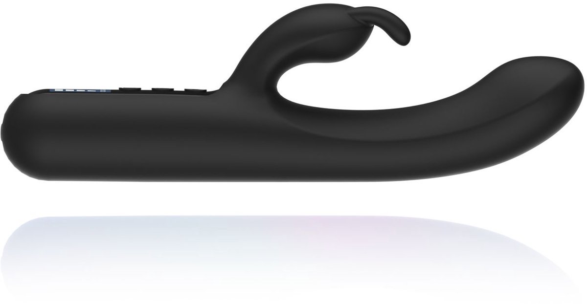 Goedkoopste BLAQ - Digitale Rabbit Vibrator - Zwart