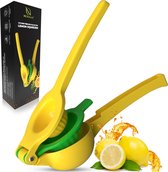 HI NATURE™ Citroenpers | Limoenpers - Handmatige Citroenpers - Lemon squeezer - Citrusknijper - Fruitpers - Sinaasappelpers