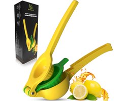foto van HI NATURE™ Citroenpers | Limoenpers - Handmatige Citroenpers - Lemon squeezer - Citrusknijper - Fruitpers - Sinaasappelpers