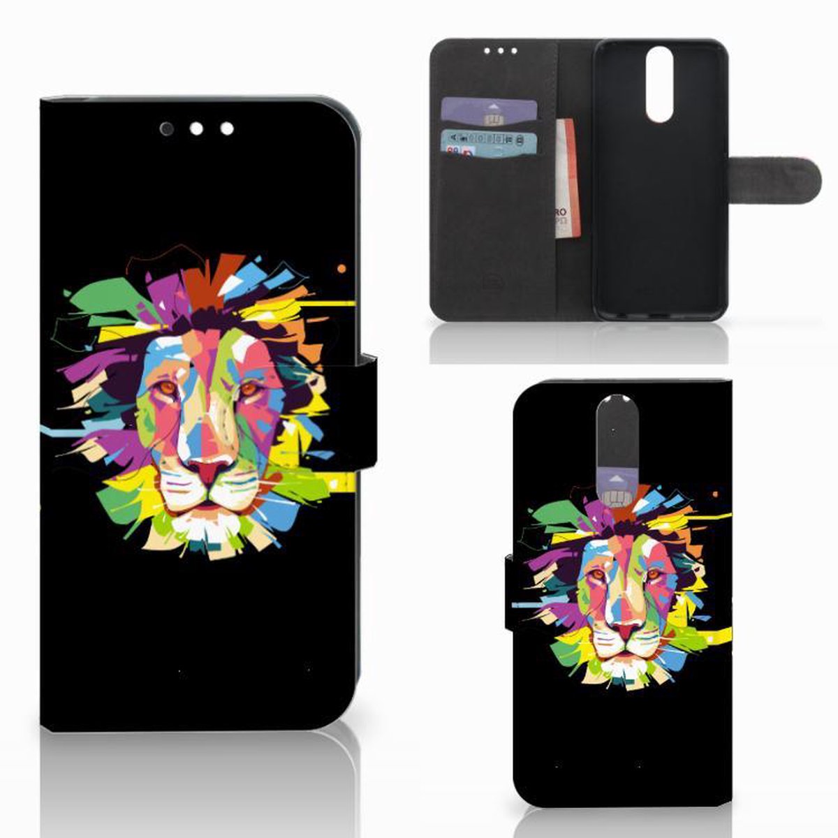 Samsung Galaxy A30 Leuk Hoesje Lion Color