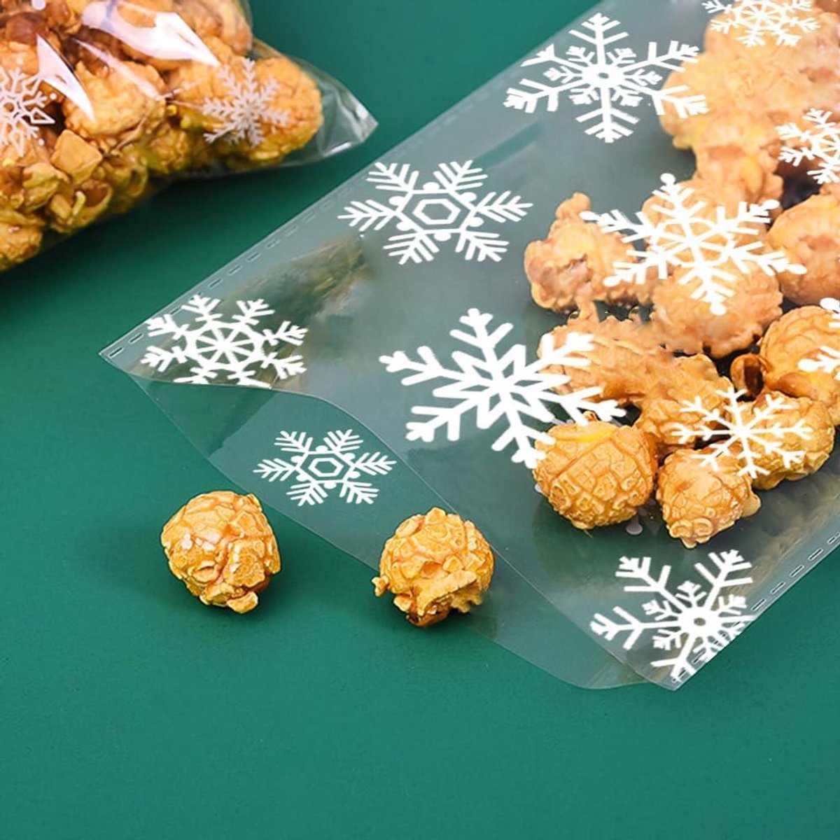 Lxtness 100 pcs Sachet Bonbon Noël, Sacs de Noël à Remplir en Lxtness 100 pcs Sachet Bonbon Noël, Sacs de Noël à Remplir en