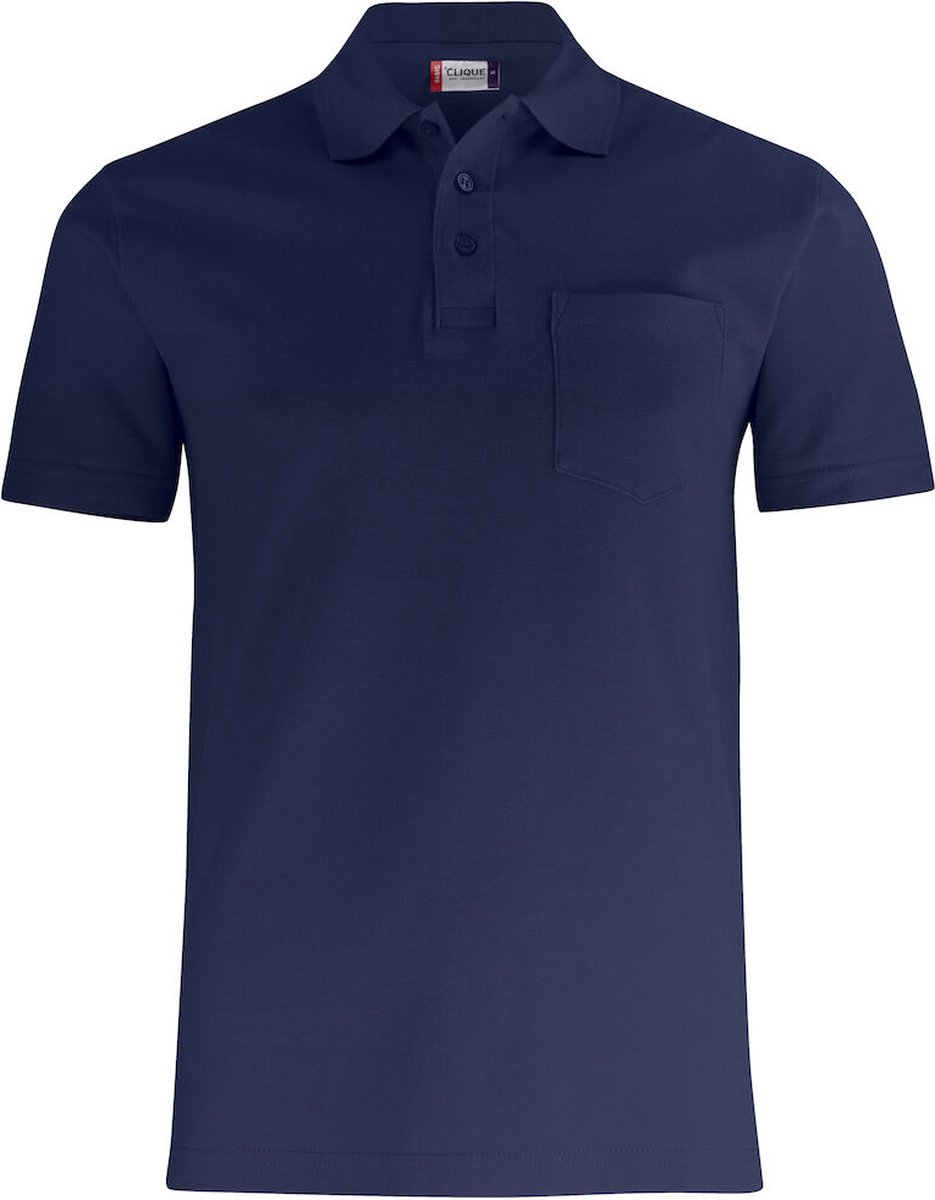 Clique Basic Polo Pocket 028255 - Dark Navy - XS