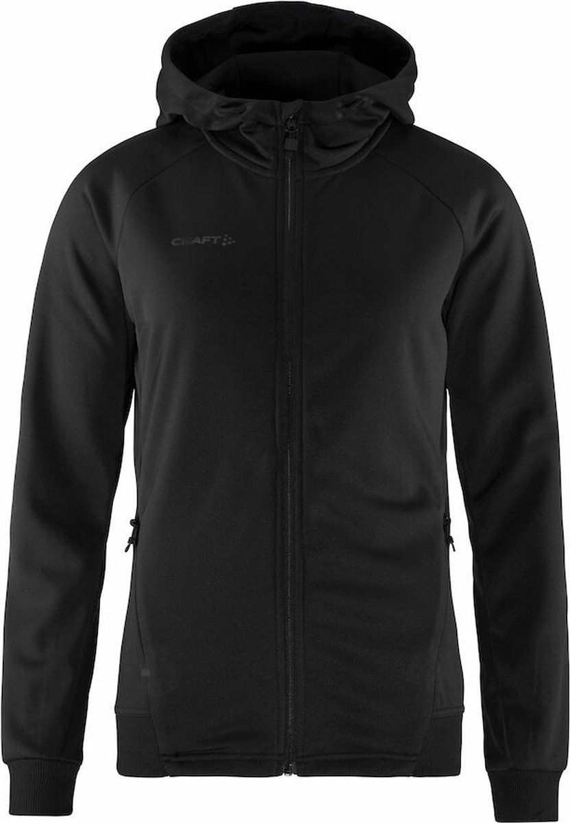 Craft Unify Jas Met Kap Dames - Zwart | Maat: XL