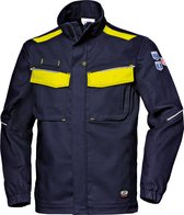 SIR SAFETY POLYTECH STRETCH Hi Vis Reflecterend Stof Werkjas HEREN Veiligheidsjas Blauw Geel - Vlamvertragend - Antistatisch - Reflecterende Details
