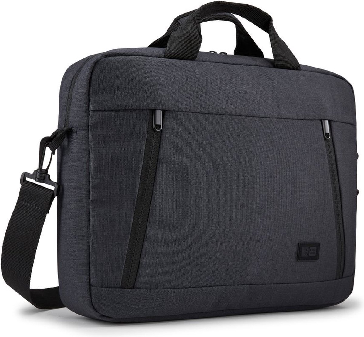 Case Logic Huxton HUXA214 Black 35,6 cm (14") Aktetas Zwart, Grijs