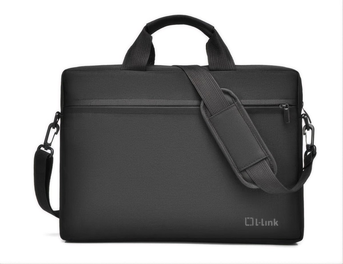 L-Link LL-B036-14 laptoptas 35,6 cm (14") Aktetas Zwart