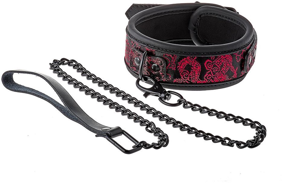 Goedkoopste Dream Toys Choker/Halsband BLAZE DELUXE COLLAR & LEASH Rood