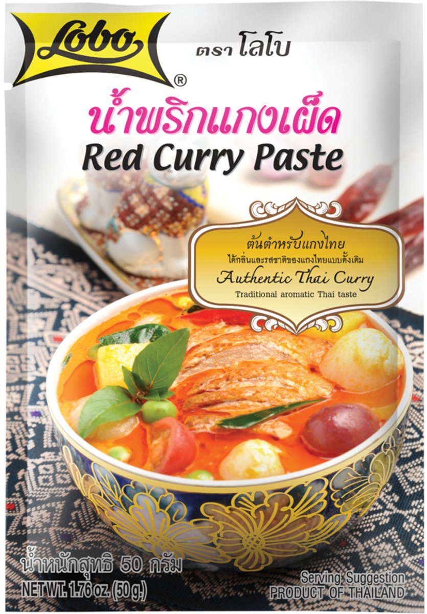 Lobo Rode Curry Kruidenpasta 12 x 50 g