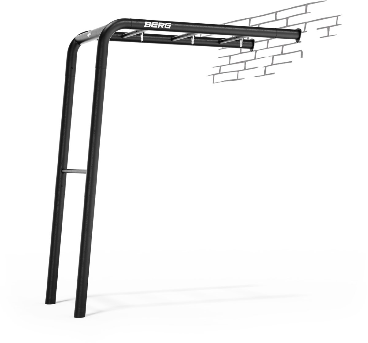 BERG Playbase Wall Multifunctioneel Speeltoestel - Muurbevestiging - Zwart