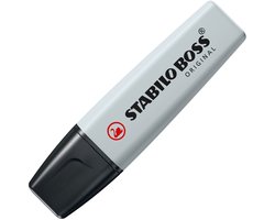 Markeerstift STABILO Boss Original 70/194 pastel mistig grijs - 10 stuks