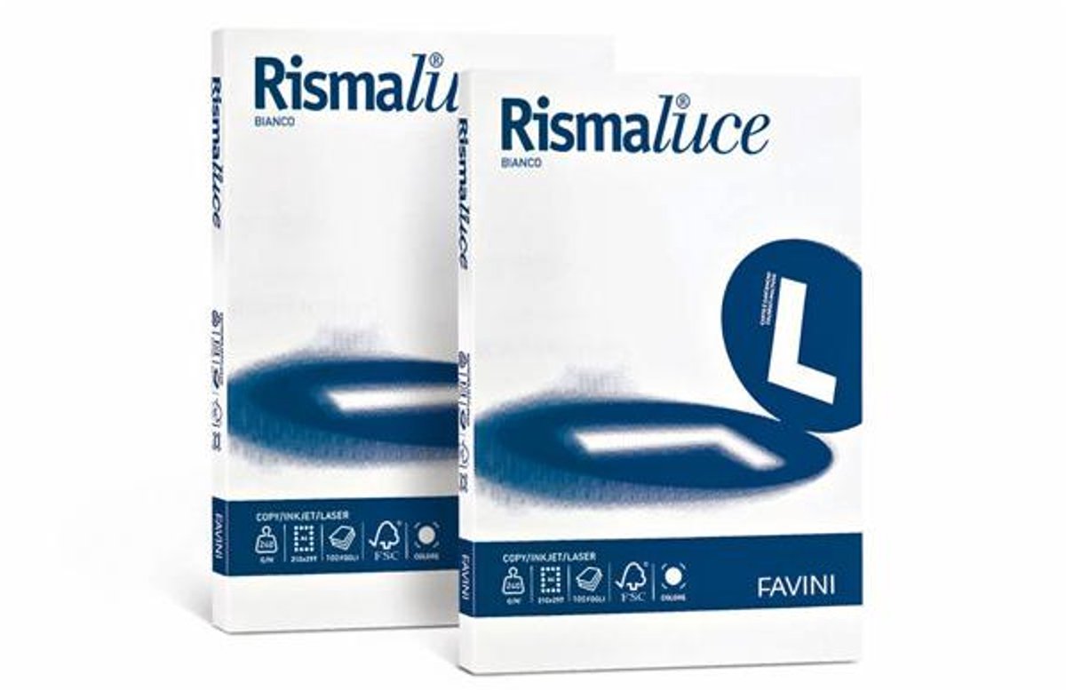 Favini Rismaluce Bianco papier voor inkjetprinter A4 (210x297 mm) 150 vel Wit
