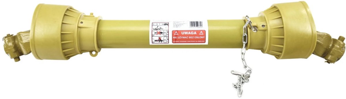 GEKO PTO-as - 3-lemon buis - invollute type - 80 cm - snelle montage