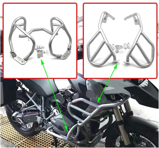 Lorababer Otorcycle Engine Buper Guard Crash Bars Protector Steel For