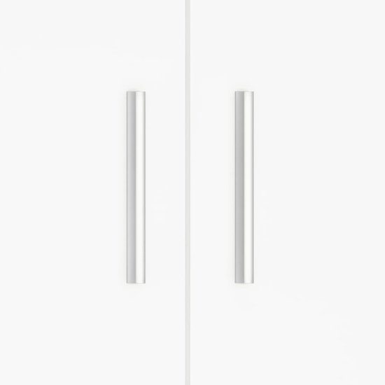 The Living Store Support pour Aquarium Bois Wit - 81 x 36 x 73 cm Support Stable et Trendy