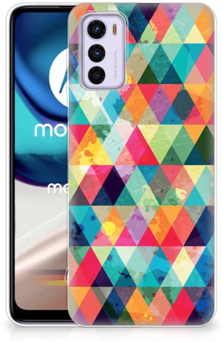 Motorola Moto G42 TPU bumper Geruit