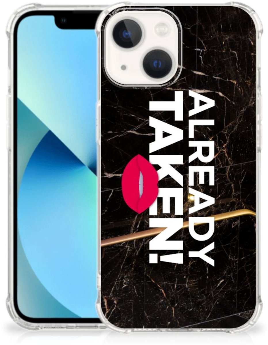 iPhone 13 mini Telefoonhoesje met tekst Already Taken Black