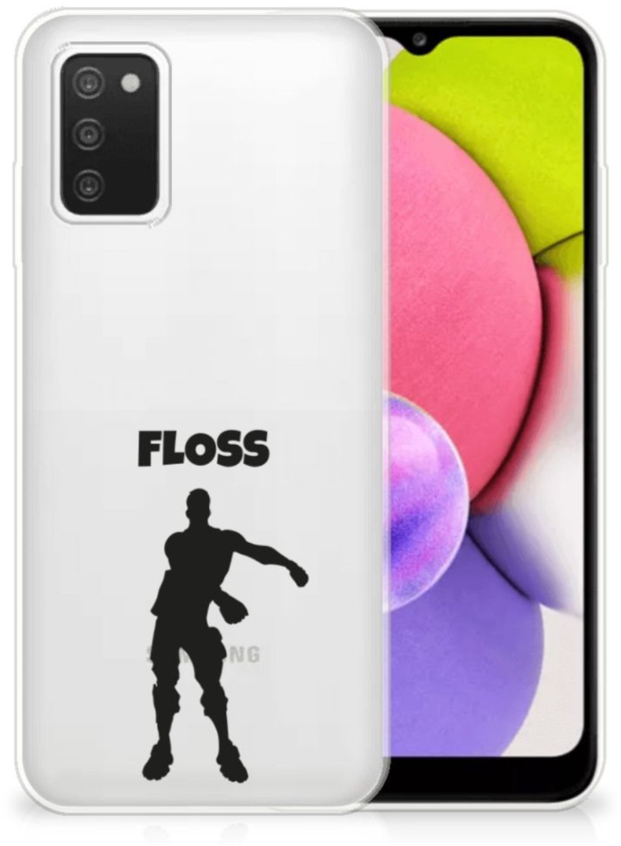 Samsung Galaxy A03S Telefoonhoesje met Naam Floss