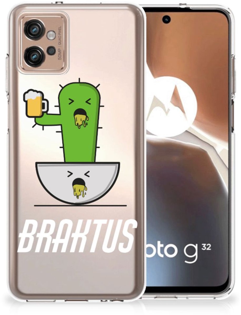 Motorola Moto G32 Telefoonhoesje met Naam Braktus