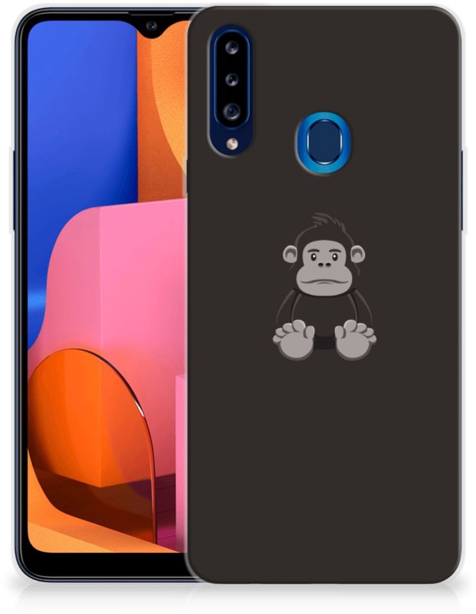 Samsung Galaxy A20s Telefoonhoesje met Naam Gorilla