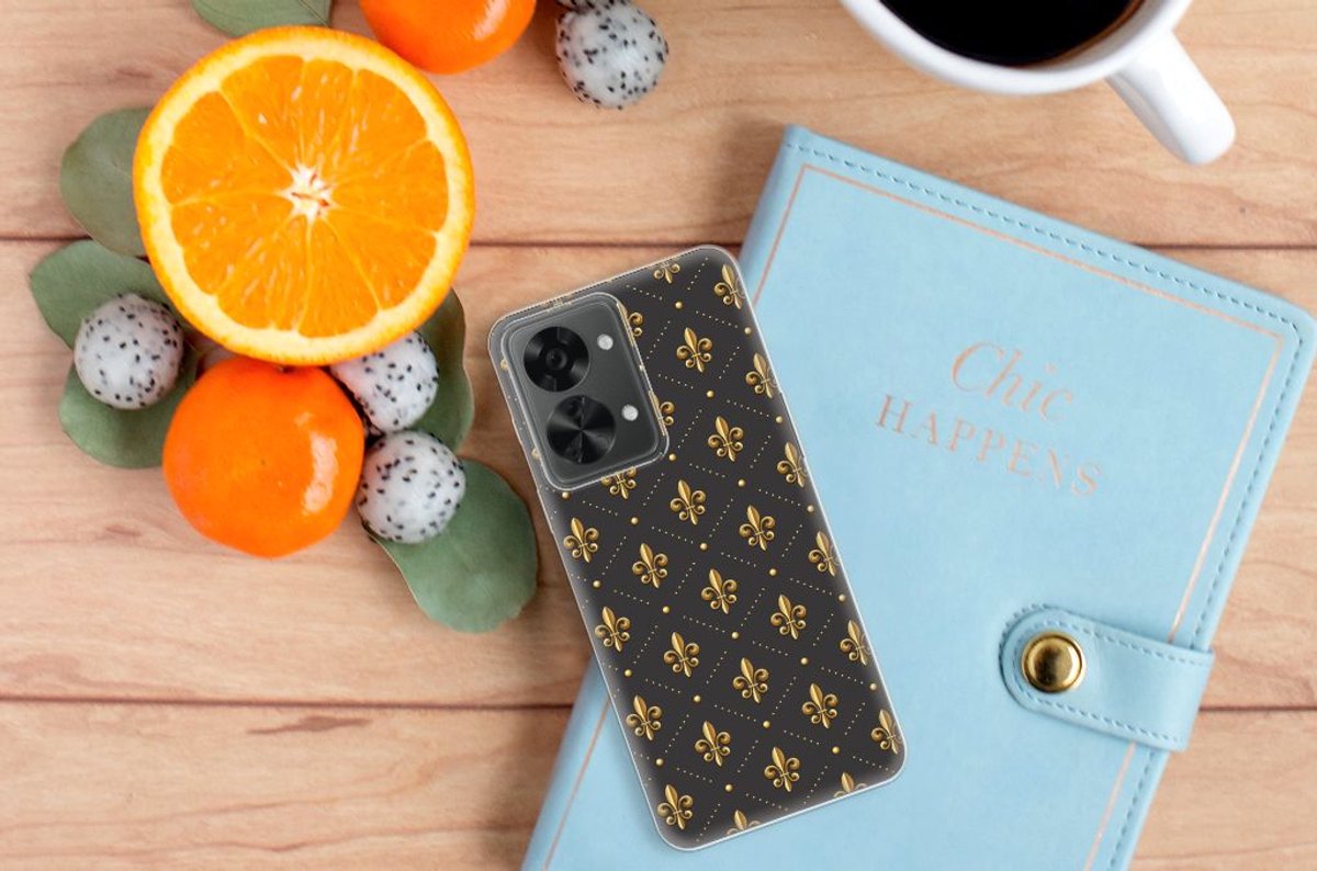 OnePlus Nord 2T TPU bumper Franse Lelie