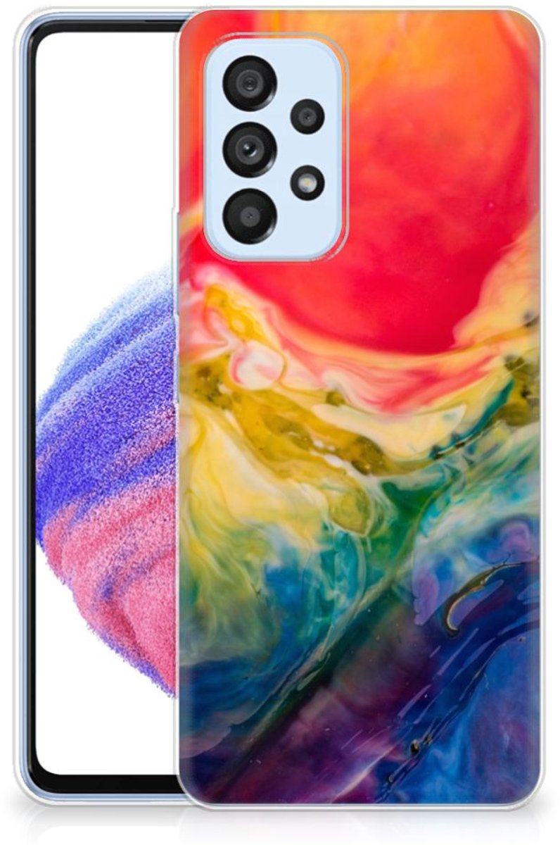 Hoesje maken Samsung Galaxy A53 5G Watercolor Dark