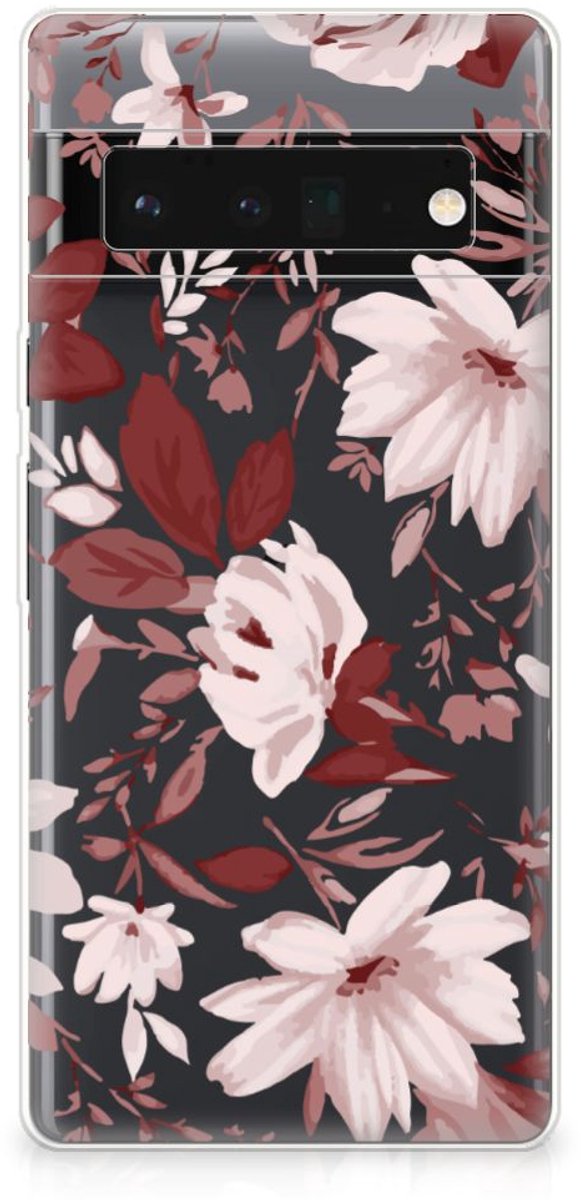 Hoesje maken Google Pixel 6 Pro Watercolor Flowers