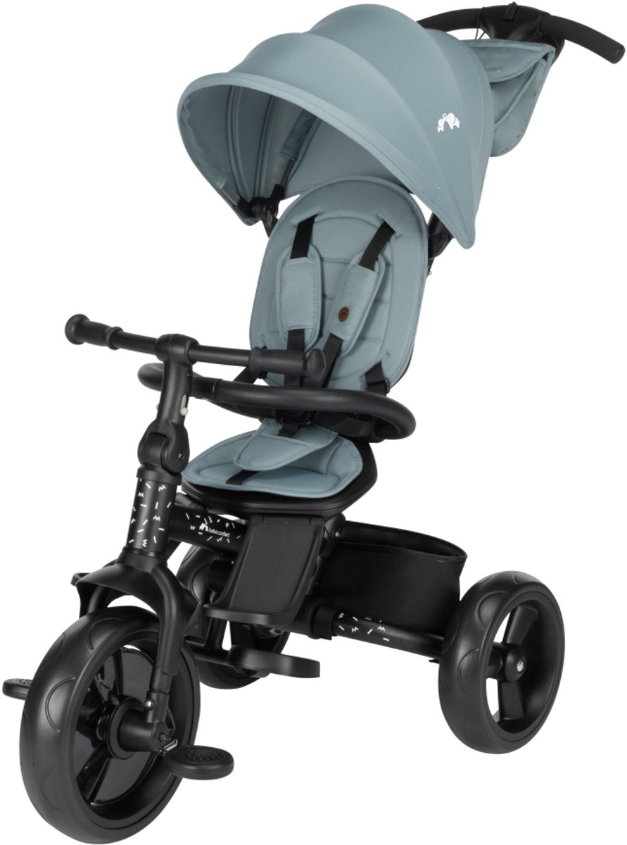 Bebeconfort Windy 2-in-1 driewieler kinderwagen - Mineral Blue - voor kinderen tot 4 jaar