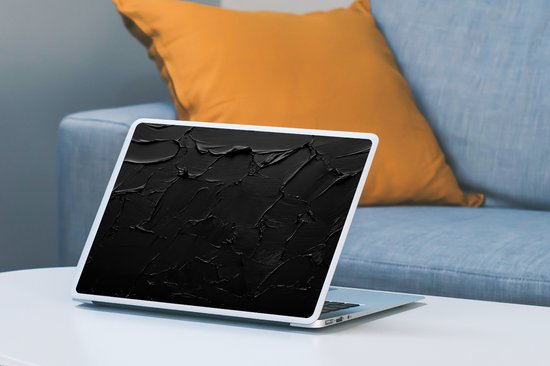 Sticker pour ordinateur portable - 14 pouces - Zwart - Peinture - 32x5x23x5cm - Autocollants pour ordinateur portable - Skin pour ordinateur portable - Housse