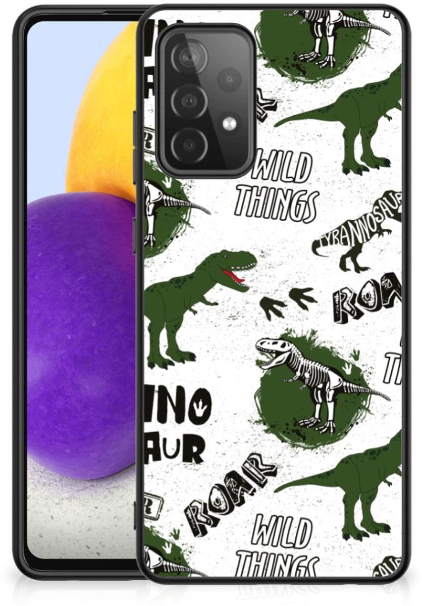 Dierenprint Telefoonhoesje voor Samsung Galaxy A72 (5G/4G) Dinosaurus