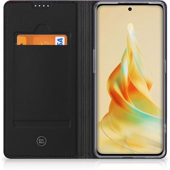 Bookcase OPPO Reno8 T 5G, coque de téléphone Polygon foncé
