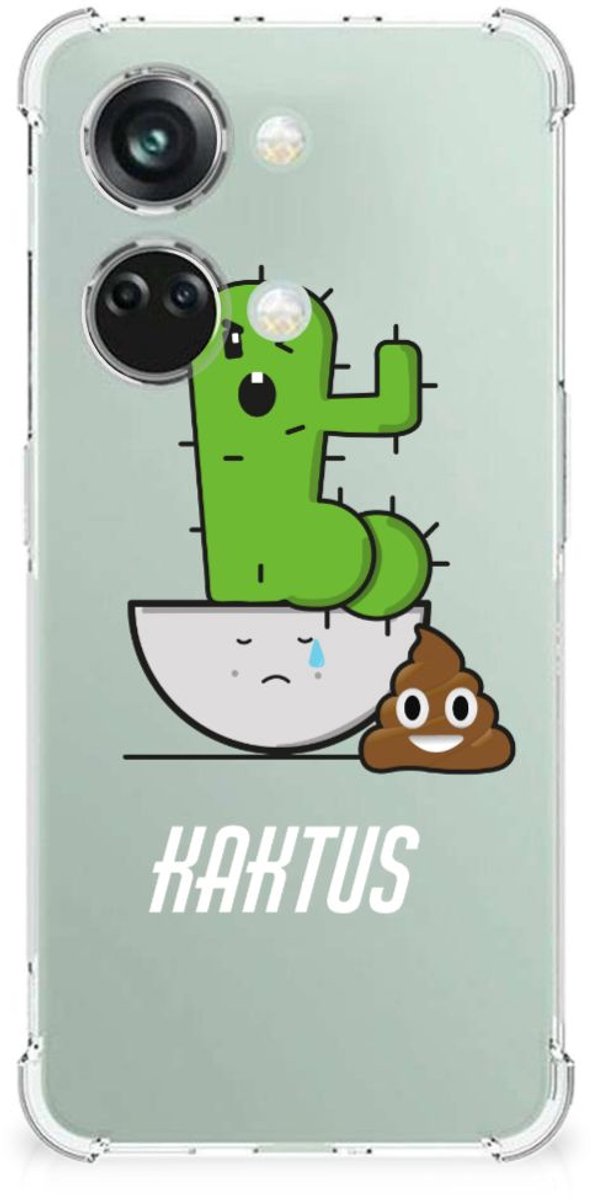 OnePlus Nord 3 Stevig Bumper Hoesje Cactus Poo