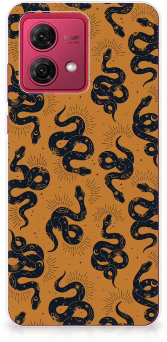TPU Hoesje voor Motorola Moto G84 Snakes